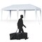 White Oxford Fabric Canopy Tent with Adjustable Metal Frame and Carry Bag